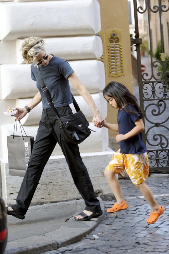 Мэг Райан с дочерью Дэйзи в Италии