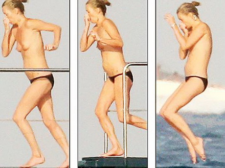  Кейт Мосс разгуливает голышом! 