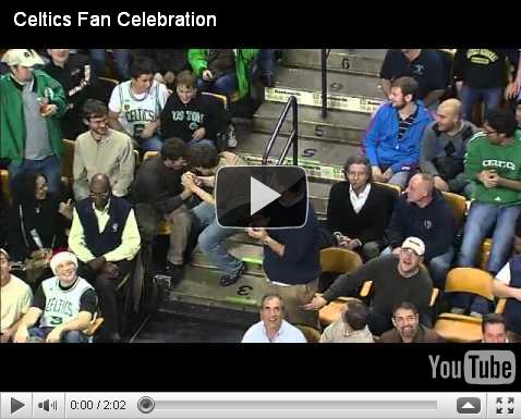 Celtics Fan Celebration