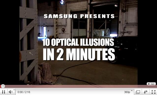 10 optical illusions in 2 minutes