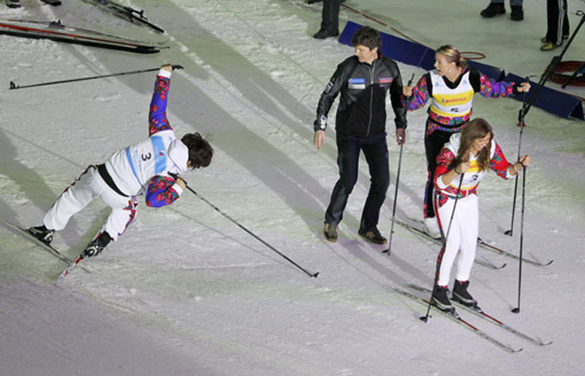 Биатлонный забег звезд шоу-бизнеса (фоторепортаж) 