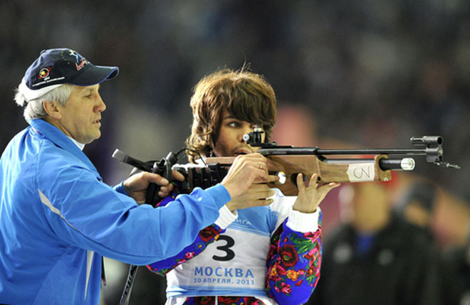 Биатлонный забег звезд шоу-бизнеса (фоторепортаж) 