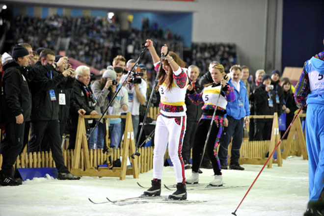 Биатлонный забег звезд шоу-бизнеса (фоторепортаж) 