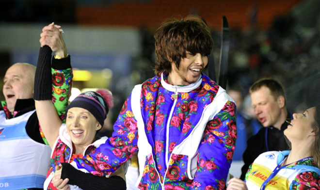 Биатлонный забег звезд шоу-бизнеса (фоторепортаж) 