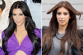 Ким Кардашян перекрасилась