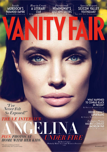 Анджелина Джоли на обложке Vanity Fair: как всегда, прекрасна….
