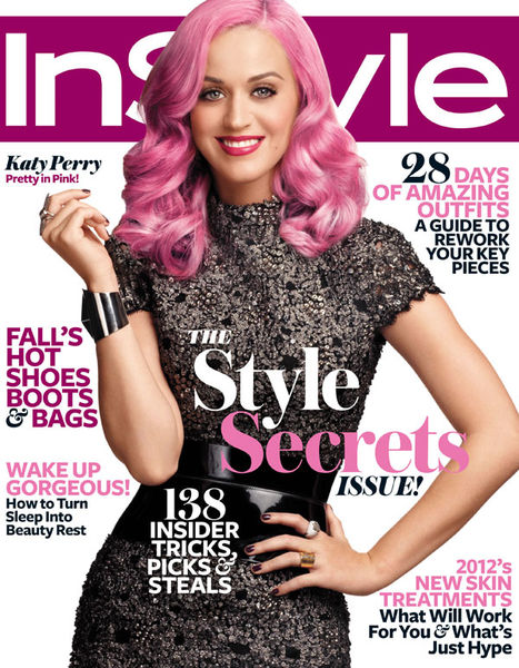 Кэти Перри для InStyle в образе Мальвины…. 
