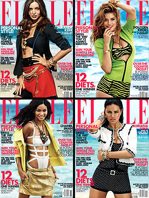 Ангелы Victoria’s Secret в журнале Elle