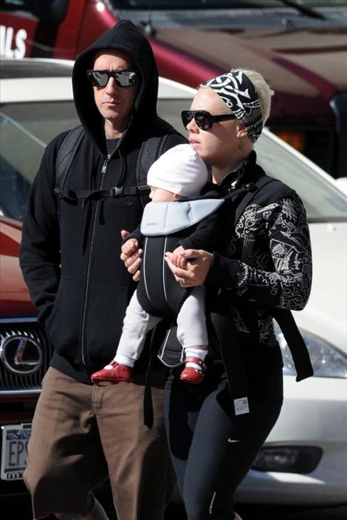 Пинк очень похудела после беременности!