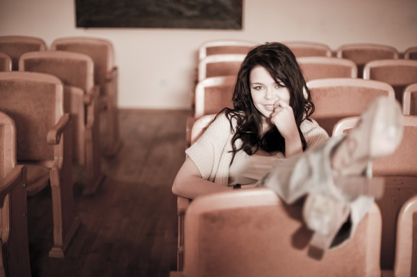 Алина Гросу репетирует в мюзикле по мотивам фильмов Вуди Аллена!