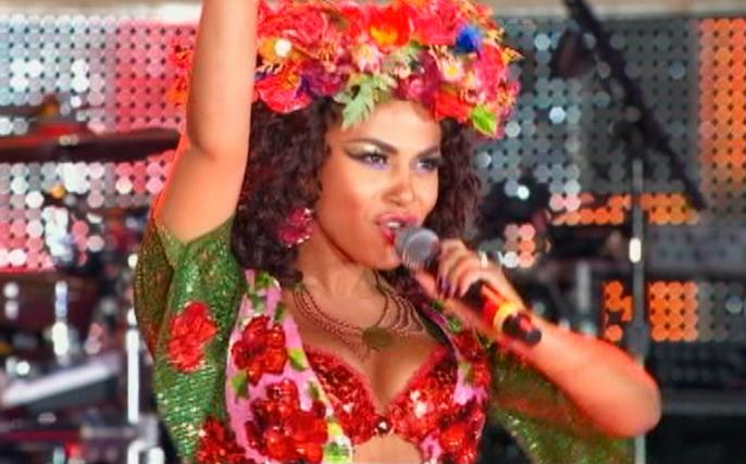 Певица Гайтана торжественно открыла НСК «Олимпийский»