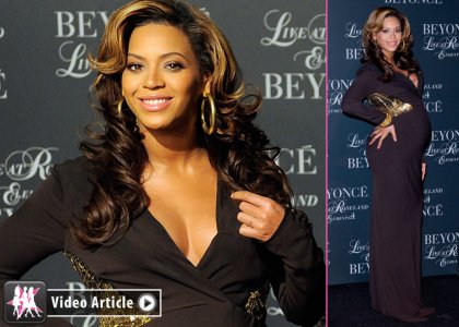 Огромный беременный живот Бейонсе!