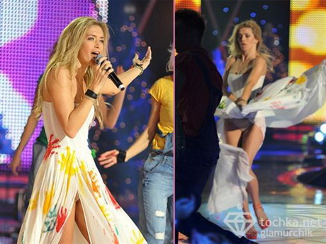 Вера Брежнева бесстыдно засветила свои трусики