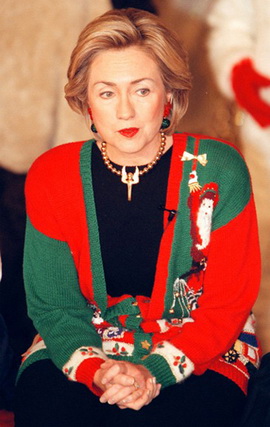 Знаменитые личности в самых нелепых рождественских свитерах