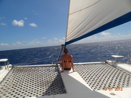 Катя Осадчая отрывается на яхте в Штатах