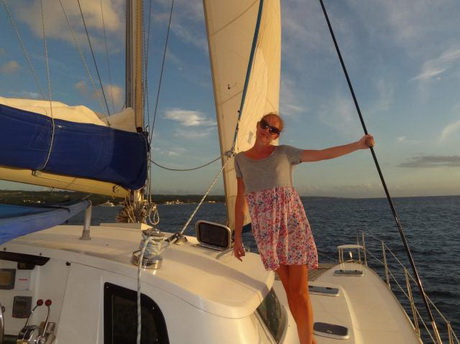 Катя Осадчая отрывается на яхте в Штатах