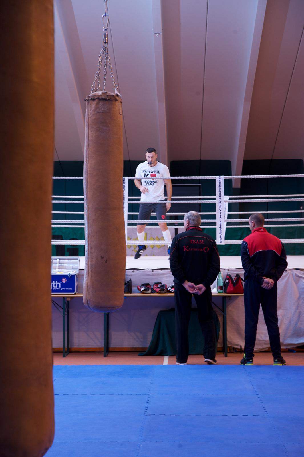 Закрытая тренировка Кличко в Альпах - эксклюзивные кадры!