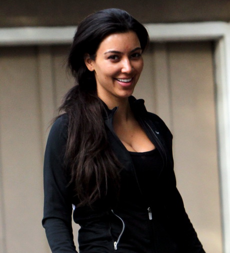 Ким Кардашьян без макияжа 