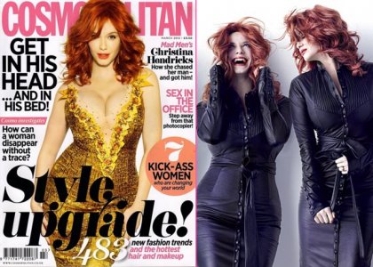 Самая красивая пышка мира Кристина Хендрикс украсила обложку Cosmopolitan!