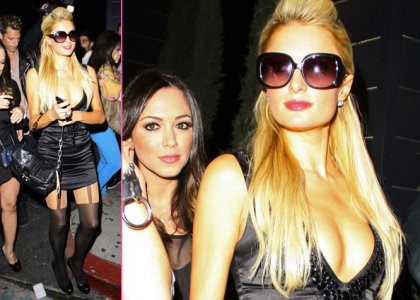 Пэрис Хилтон отпраздновала мамин 53-й День рождения с голой грудью!