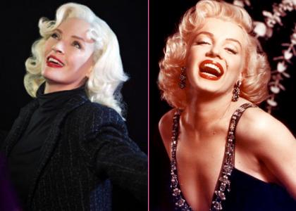 Ума Турман перевоплотилась в Мэрилин Монро! Не отличишь!