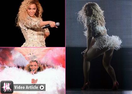 Бейонсе снова «в строю»: «жаркие» кадры с первого концерта после родов!