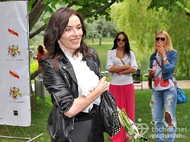 Надежда Грановская впервые после родов вышла в свет!