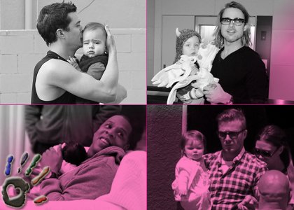 Самые лучшие звездные папы Голливуда по версии поклонников!