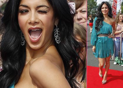 Актриса Николь Шерзингер показала стройные ножки на кастинге «Х-фактора»!