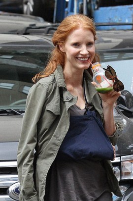 Рыжеволосая красотка Джессика Честейн лишилась своей роскошной шевелюры