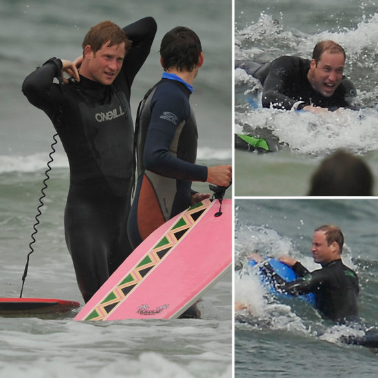 Принц Уильям и Принц Гарри попали в объектив папарацци во время адского отжига!