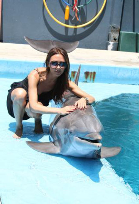 Всегда хмурая Виктория Бэкхем, наконец, улыбнулась! Что произошло!