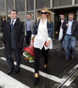 Мария Шарапова сбежала из-под венца