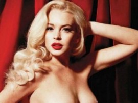 Линдсей Лохан шокировала своей жуткой обвисшей грудью