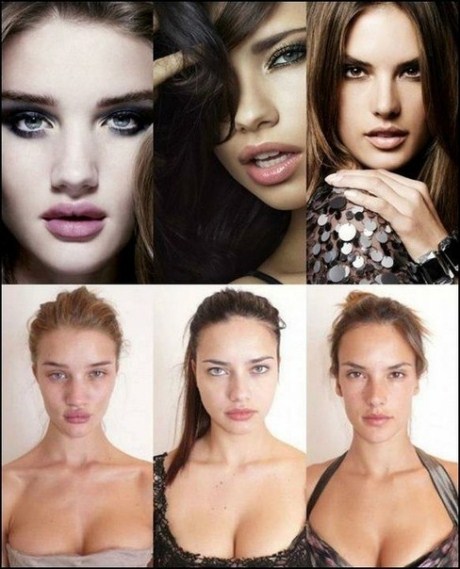 Красотки Victoria's Secret без макияжа
