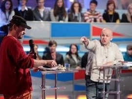 Олесь Бузина и Сергей Поярков: подрался писатель с художником! (видео)