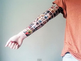 Впечатляющее тату на женском теле оказалось рекламным трюком! 