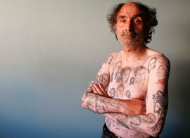 Мексиканец украсил свое тело «татушками» с Джулией Робертс