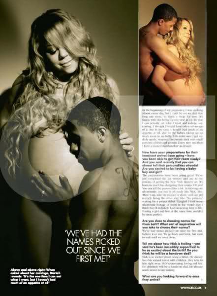 «Беременный» эксклюзив – фото животика Мэрайи Кэри для журнала ОК!