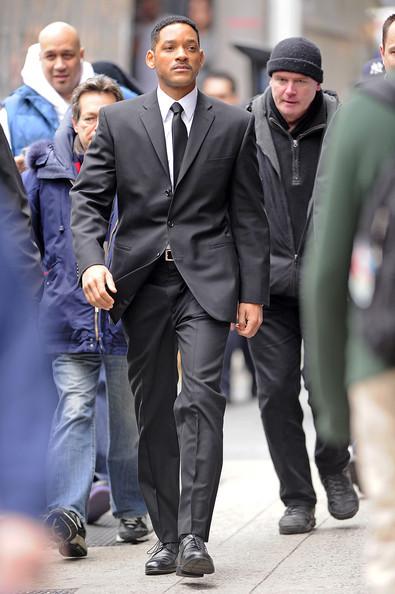 Эксклюзивные фото со съемок «Людей в черном – 3»!