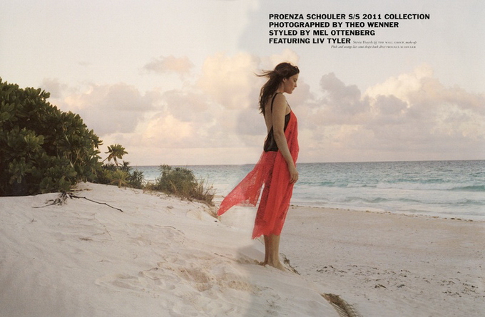 Лив Тайлер в «картинках» для Purple Fashion