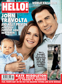 Джон Траволта впервые показал сына