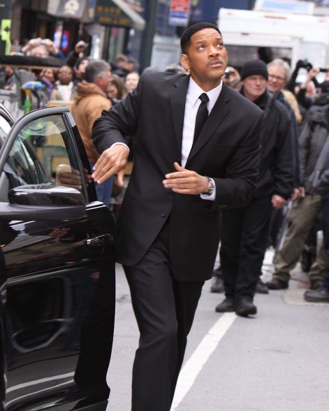 Эксклюзивные фото со съемок «Людей в черном – 3»!