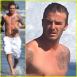 Сексуальный серфингист Дэвид Бекхем!