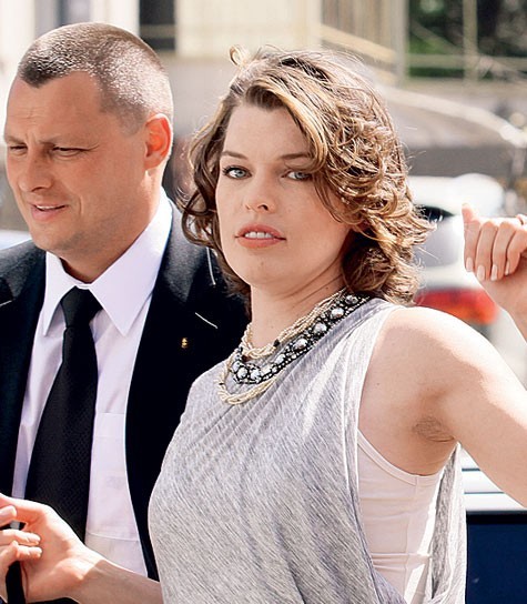 Похождения Милы Йовович в Москве