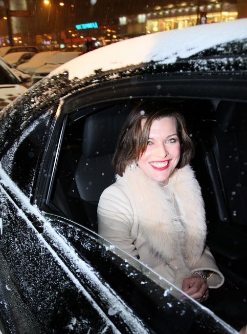 Похождения Милы Йовович в Москве