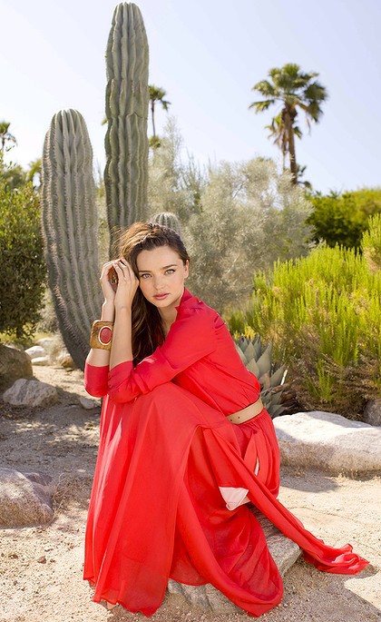 Очаровательная Миранда Керр в фотосессии австралийского «InStyle»