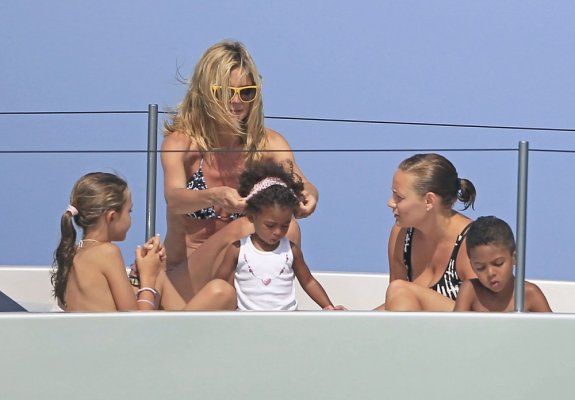 Хайди Клум на яхте – путешествие в семейном кругу