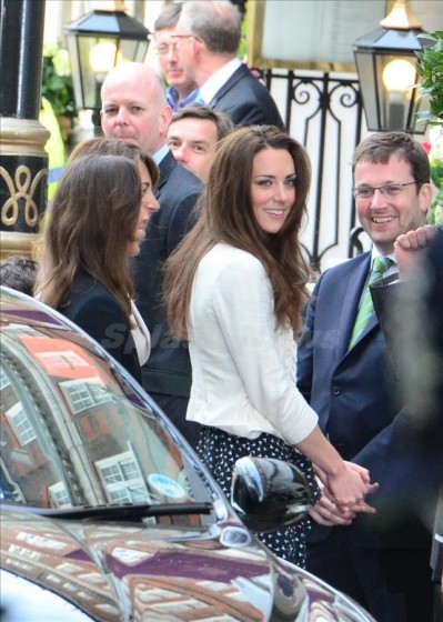 Кейт Миддлтон за несколько часов до свадьбы (фотоотчет)