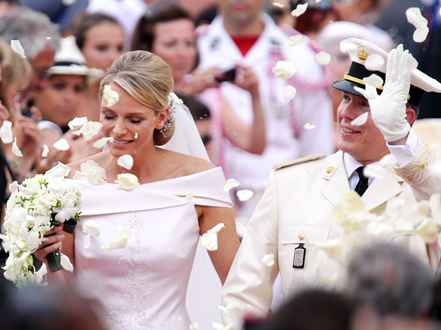 Венчание принцы Альбера и княгини Шарлен в Монако